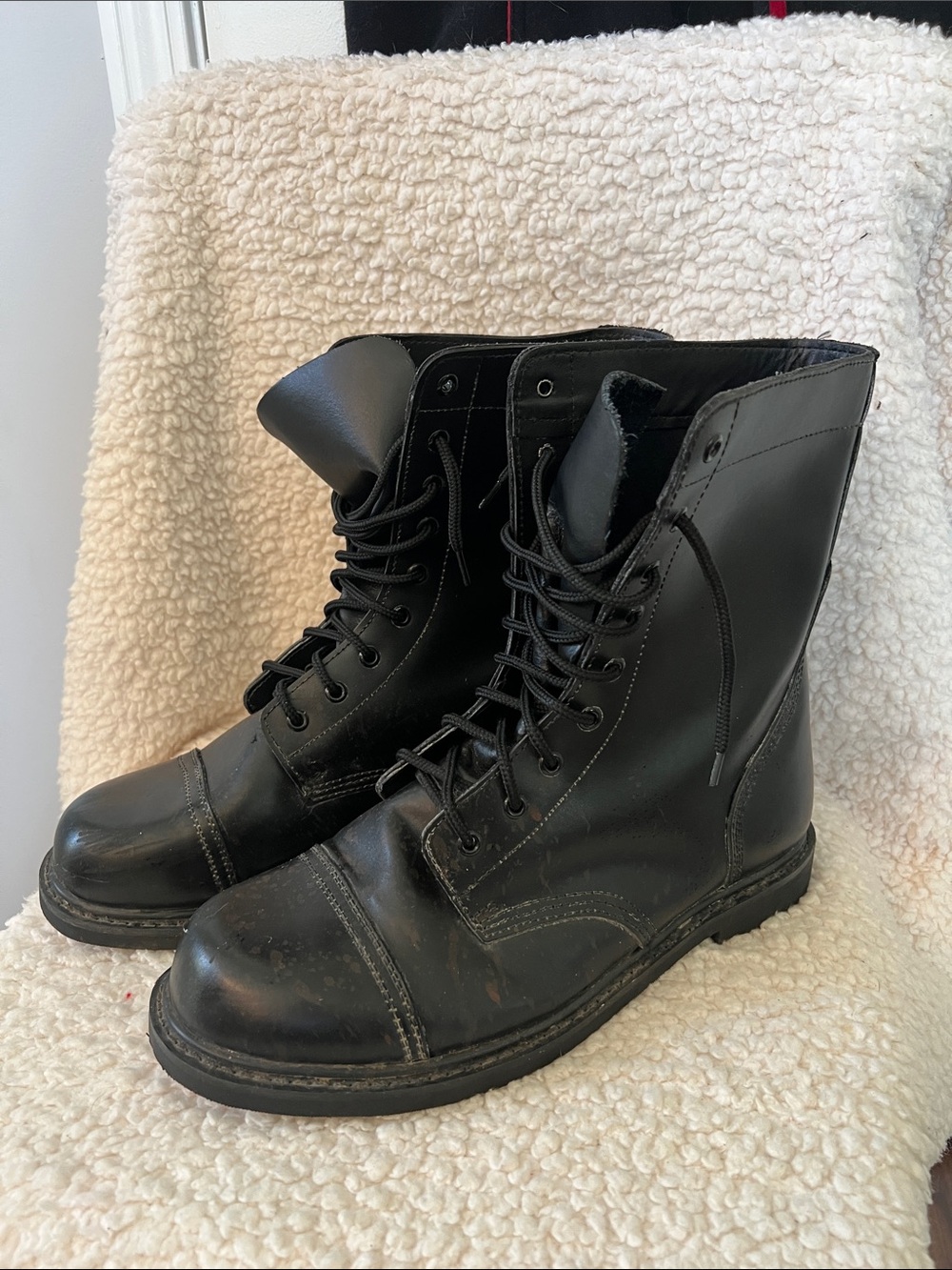 Rothco Classic Combat Jump Style Boots with All-Leather Upper - Size 13